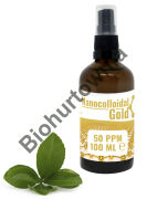 Złoto koloidalne - nanokoloidalne 50ppm - 100ml