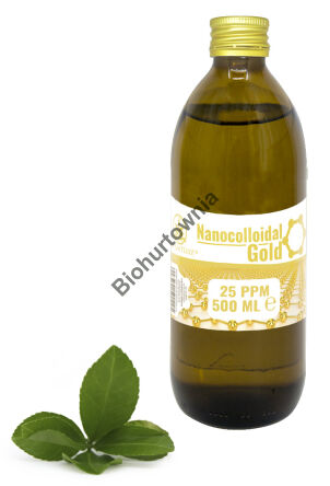 Złoto koloidalne - nanokoloidalne  25ppm - 500ml
